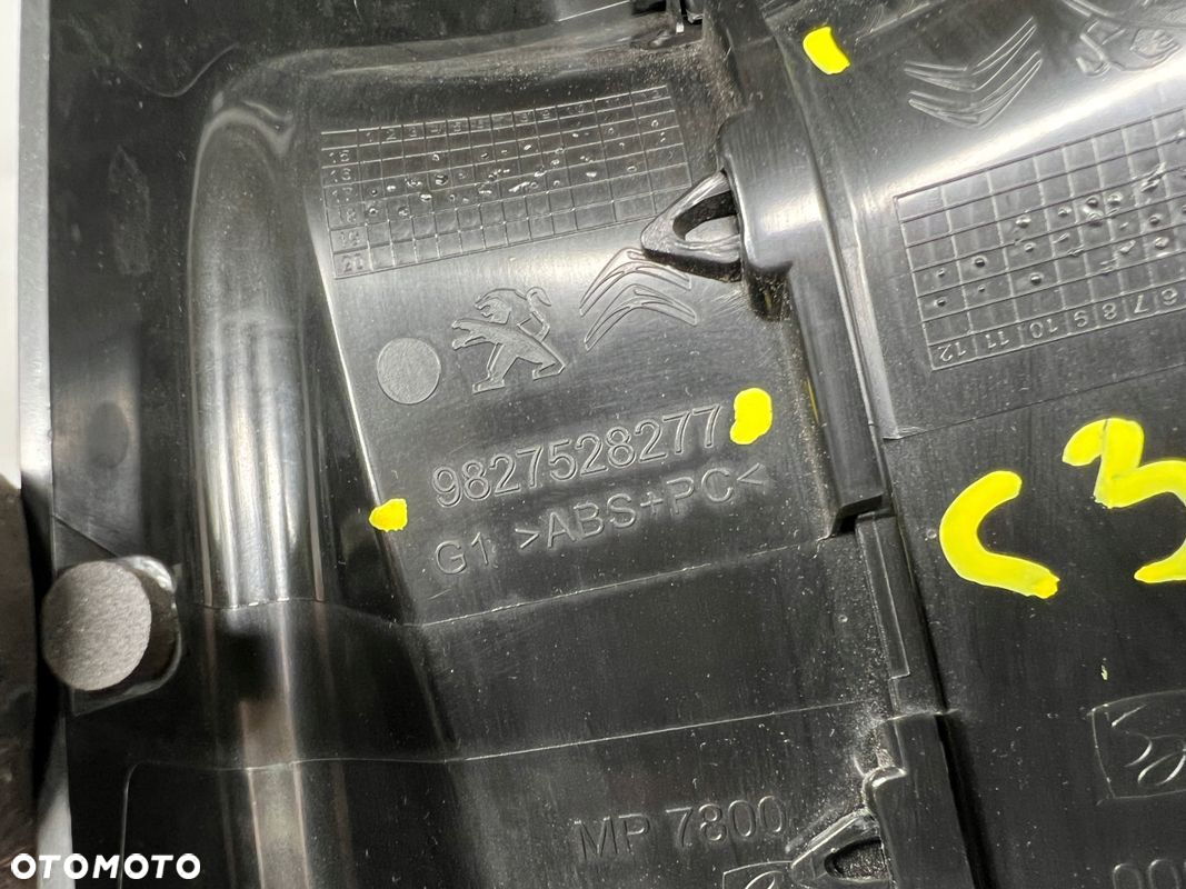 Citroen C3 III lusterko wewnętrzne obudowa sensor 9828694780 - 3