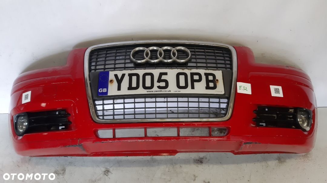 } ZDERZAK PRZÓD PRZEDNI DO AUDI A3 8P LIFT FL LY3J CZERWONY HALOGENY - 1