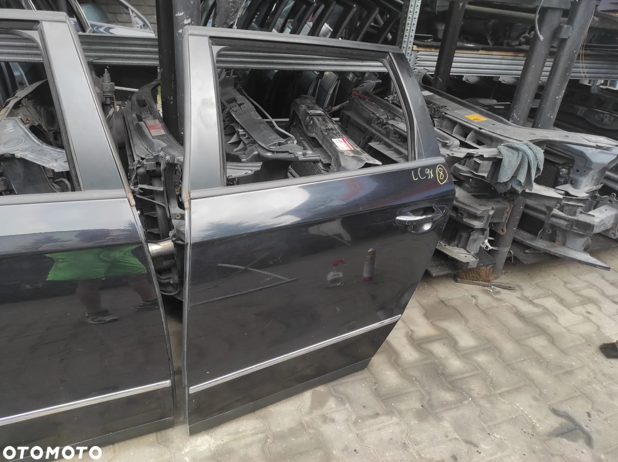 VW PASSAT B6 KOMBI LC9X CZARNE DRZWI TYŁ PRAWY LEWY TYLNE PRAWE LEWE WYSYŁKA !!!!!! - 4