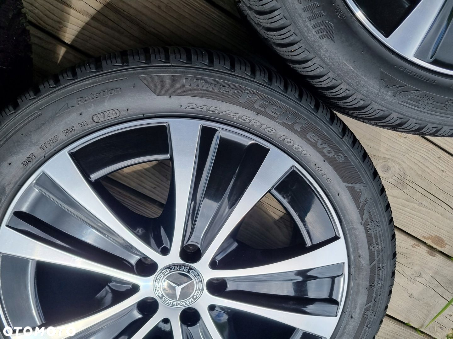 OPONY HANKOOK WINTER ICEPT EVO3 przod 245/45,tyl 275/40R18 2024r.8mm super - 10