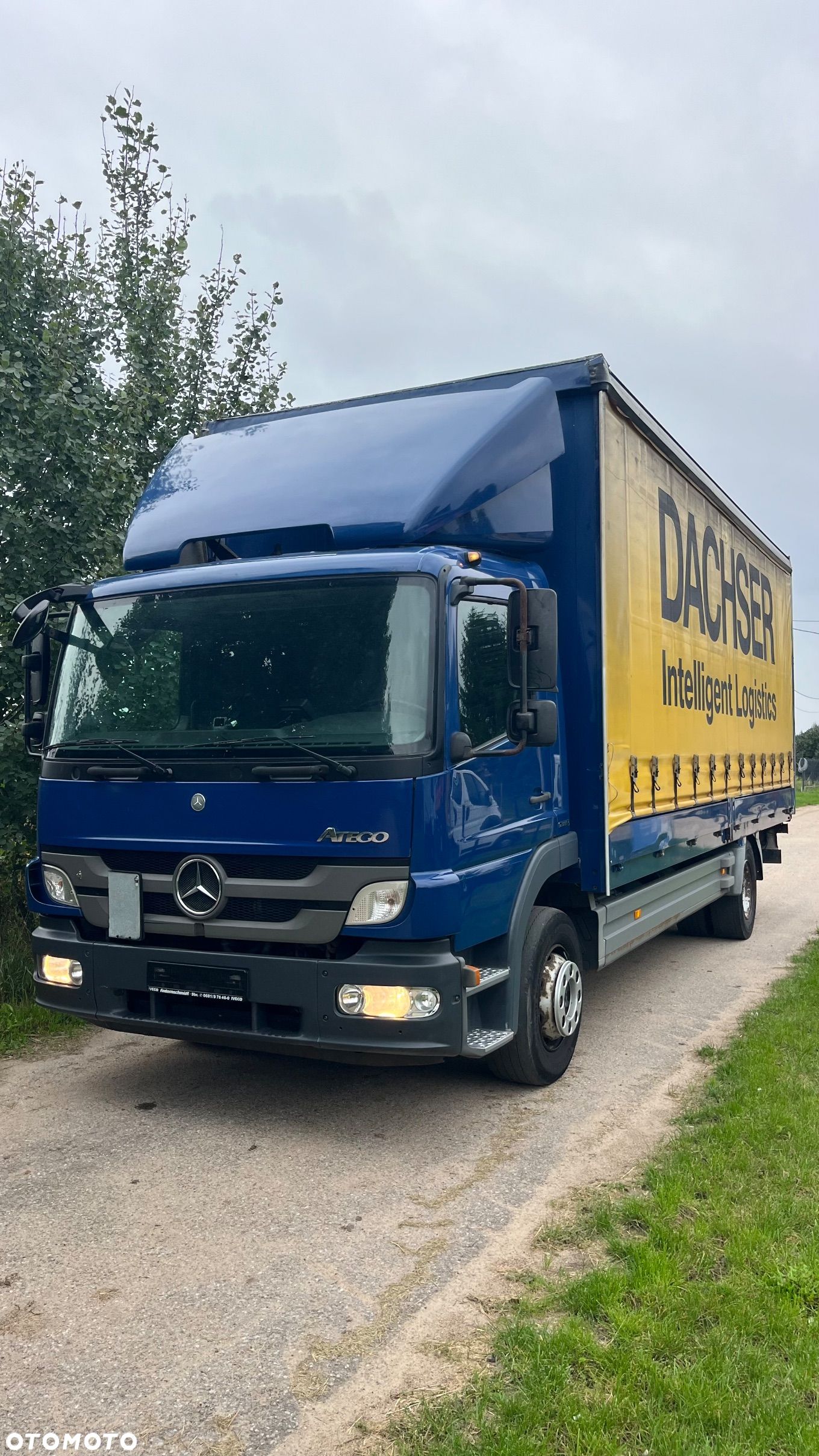 Mercedes-Benz Atego 1224 Euro 5 Firanka Winda Klima Manual (Kontener Rama Do Zabudowy  Laweta Izoterma Chłodnia) - 1