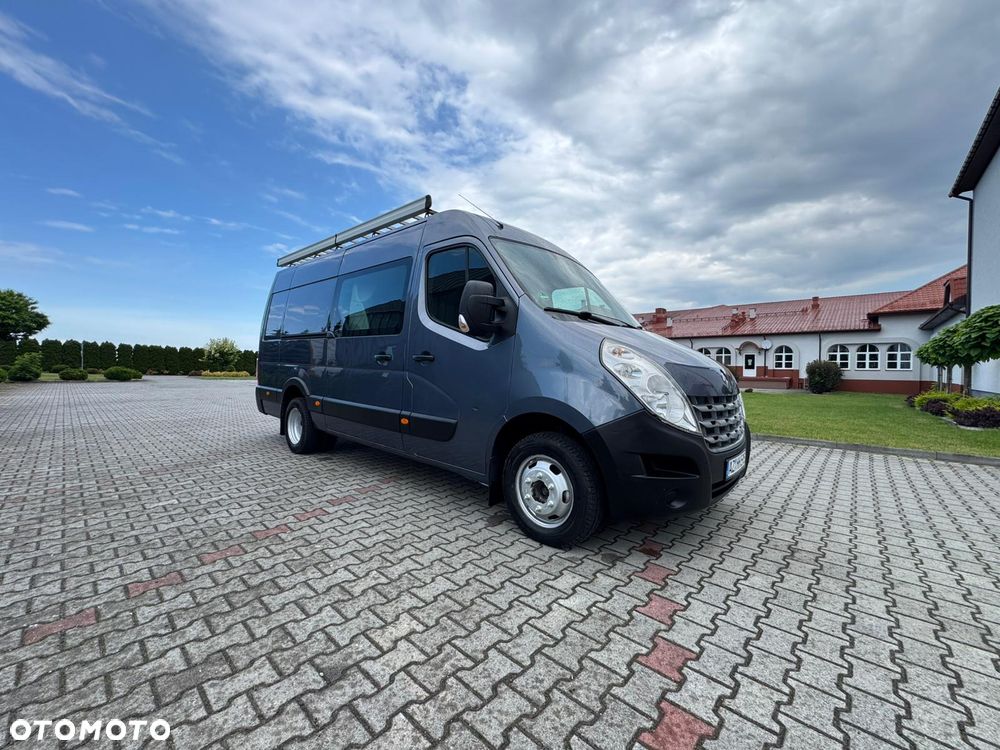 Renault MASTER L4H2 Klima Elektryka Na Bliźniaku Brygadówka Dubel Kabina 7os Hak Serwis - 3