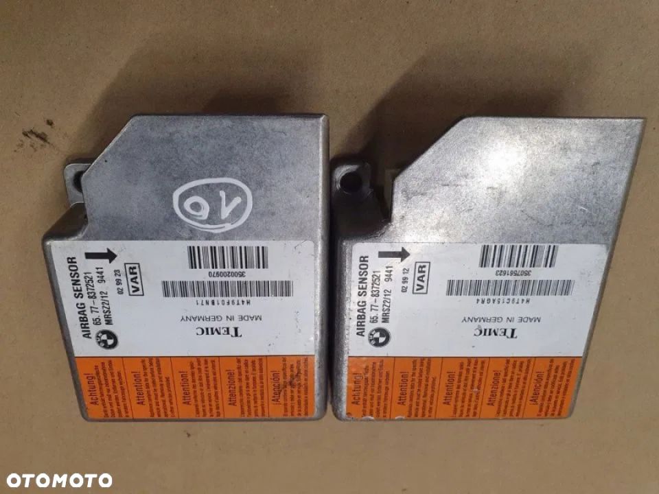MODUŁ SENSOR AIRBAG Bmw e38 e39 e46 8372521 - 1