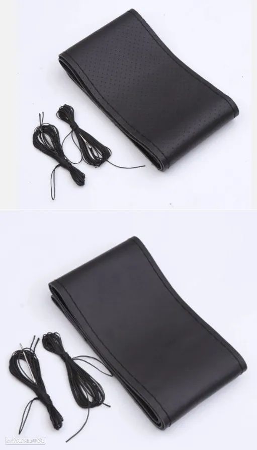 Capa pele para volante lisa ou perfurada - 3