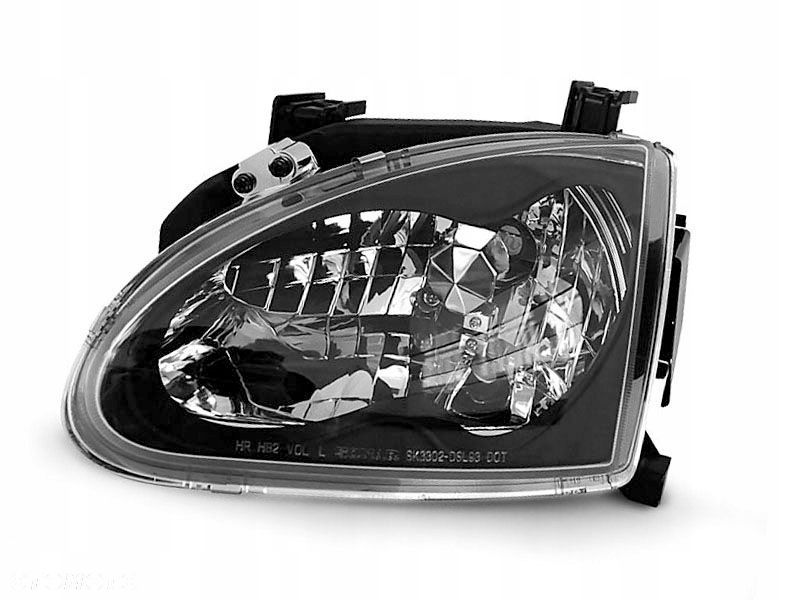 LAMPY REFLEKTORY HONDA CRX DEL SOL 92-97 BLACK - 1