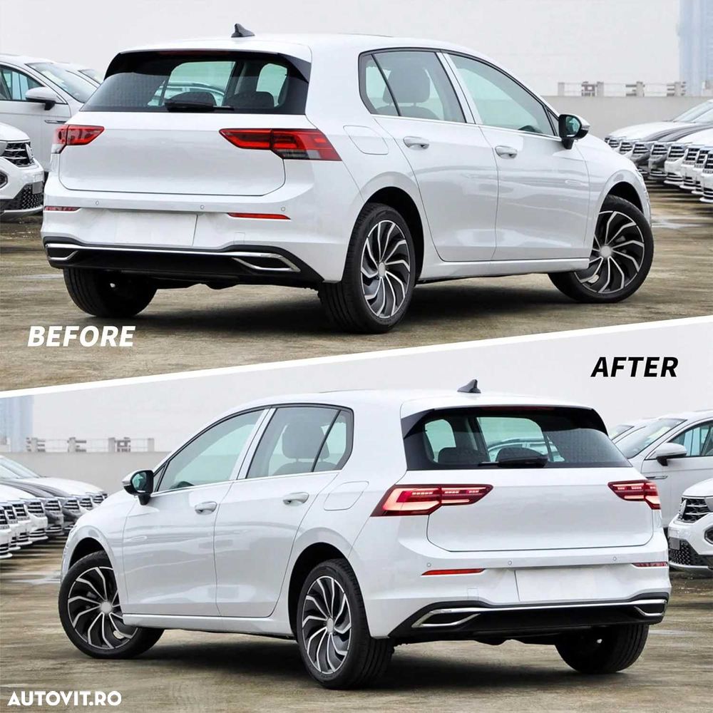 Set Stopuri Full LED Lampi Volkswagen VW Golf 8 MK8, 2020+, Dinamice - 7