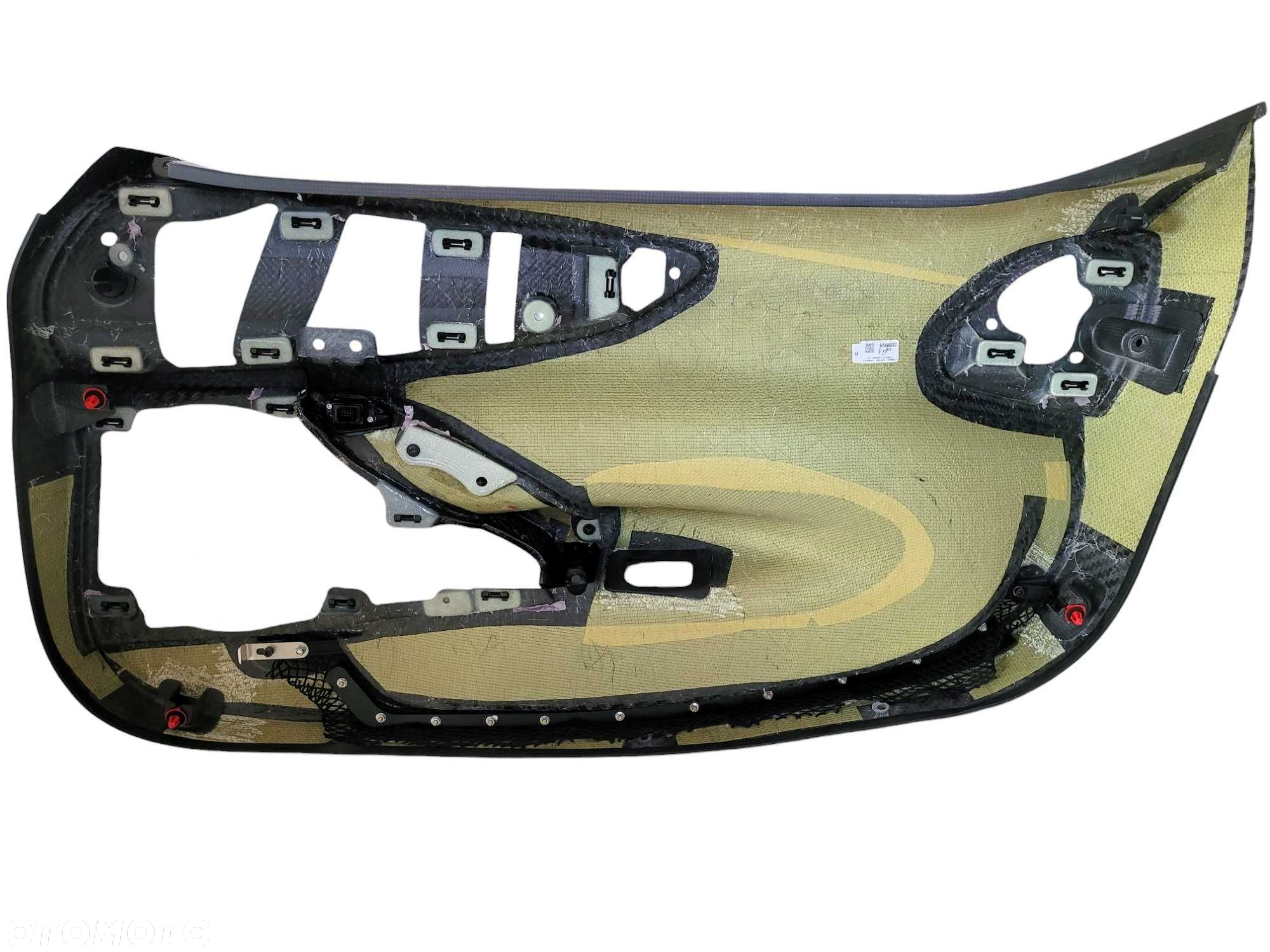 Ferrari SF90 - boczek drzwi door panel trim card LH Fiorano OP CARBON - 3