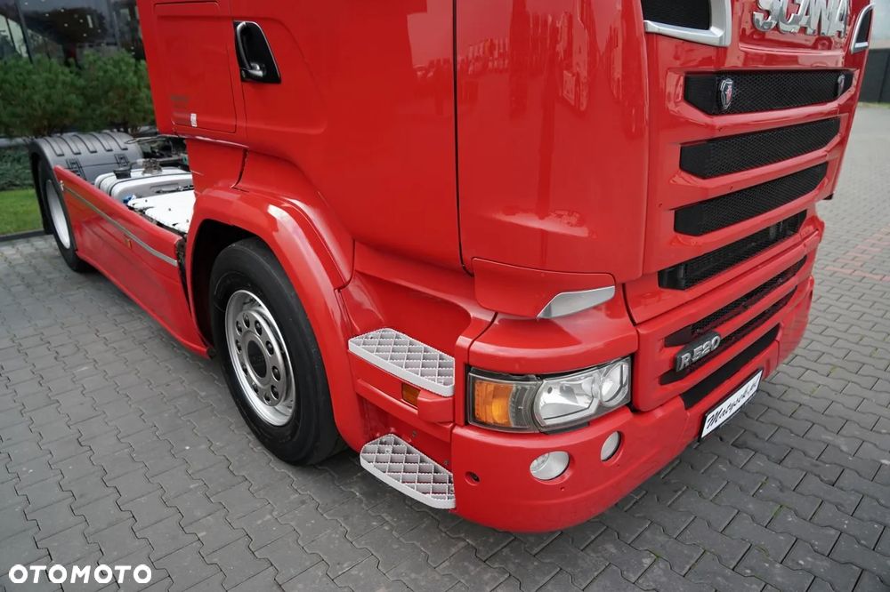 Scania R 520 / V8 / HYDRAULIKA / RETARDER / / CAŁA NA PODUSZKACH / NAVI - 10