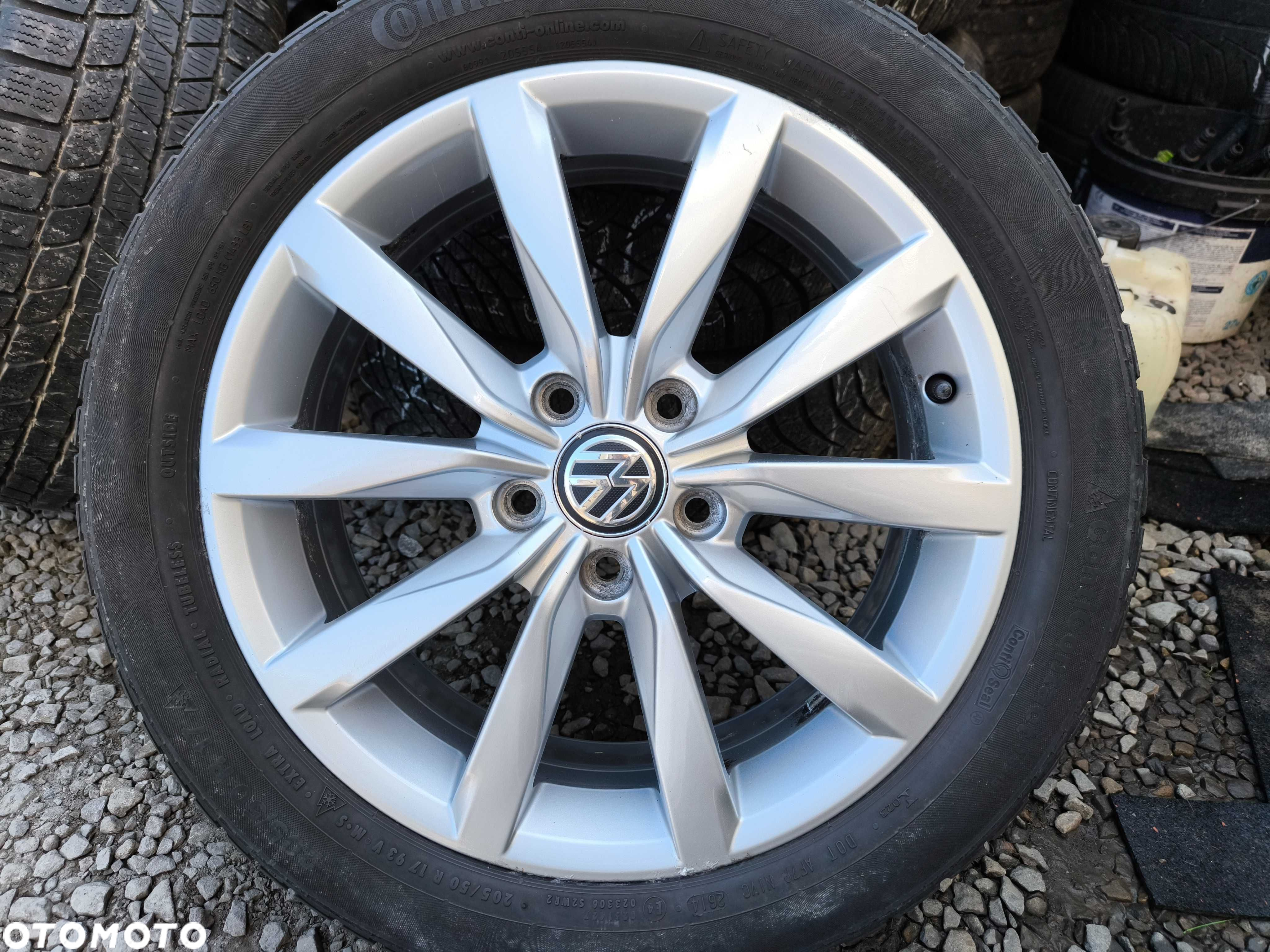 Koła VW Golf 5 6 7 Caddy Audi A3 Seat Skoda 17 cali ET48 5x112 205/50 - 6