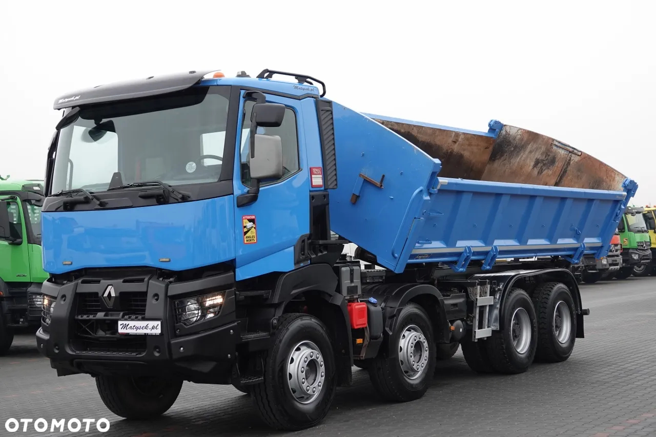 Renault K 460 / 8x4 / WYWROTKA / HYDROBURTA / BORDMATIC / EURO 6 - 5