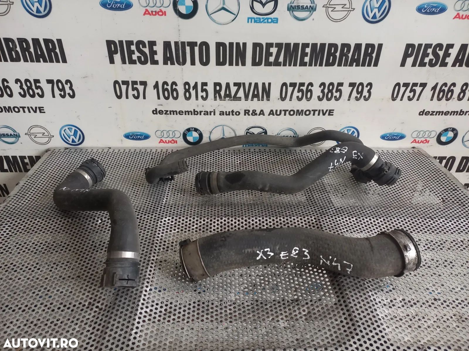 Furtun Conducta Apa Antigel Intercooler Turbo Turbina Bmw X3 E83 2.0 Diesel N47 177 Cai - Dezmembra - 1