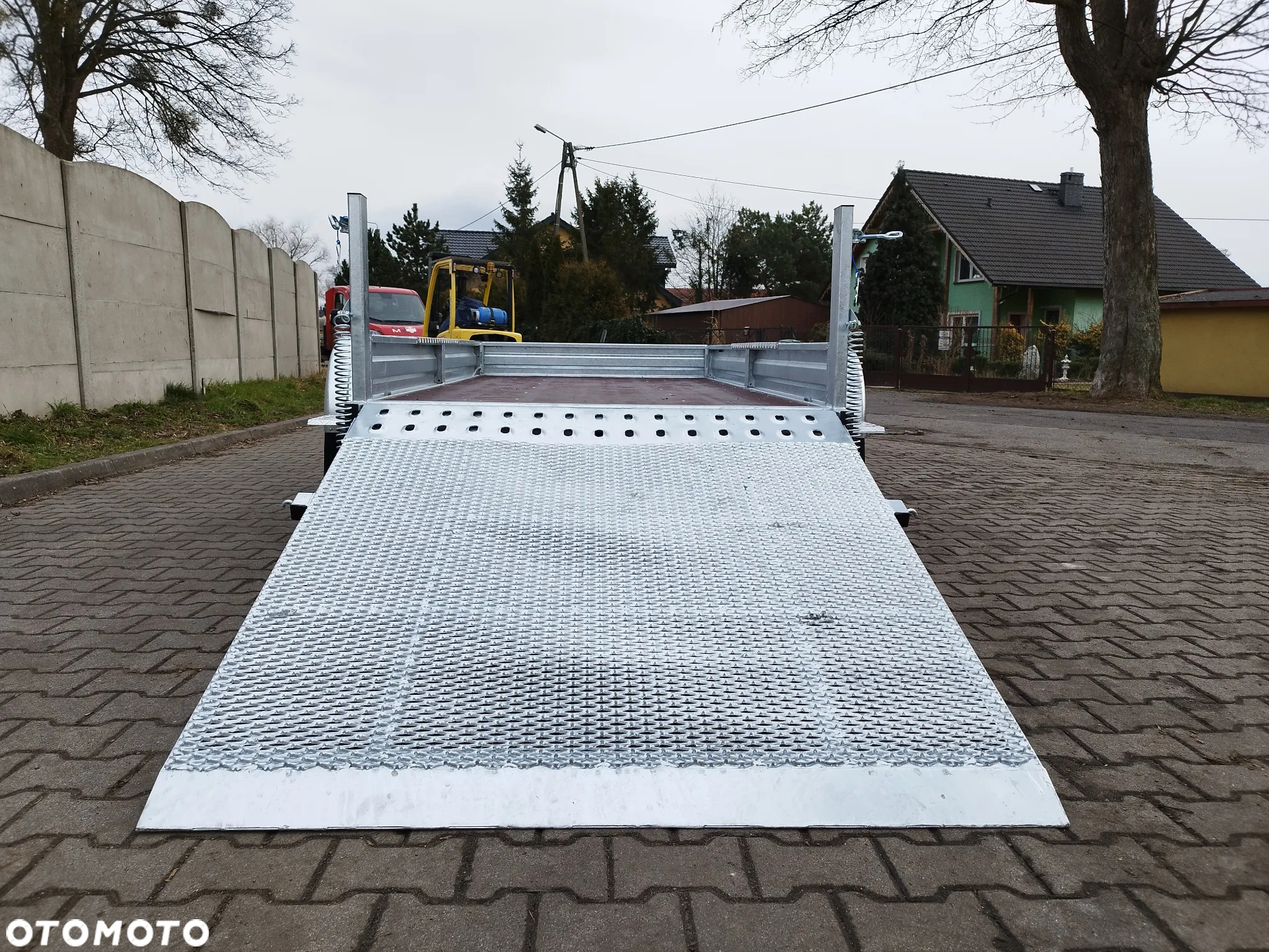Wiola Przyczepa Wiola B2630 Trap 292x142 cm 2 osie DMC 2700 kg minikoparka walec - 15