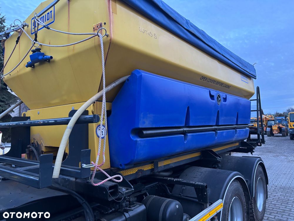 MAN TGM 26.290 6X4BB PIASKARKA SOLARKA pług schmidt - 8