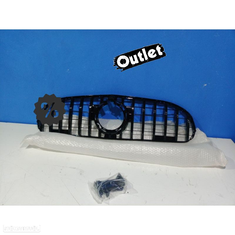 C011540C1 GRELHA FRONTAL PARA MERCEDES GLC X253 C253 15-19 LOOK AMG GT PRETO - 4