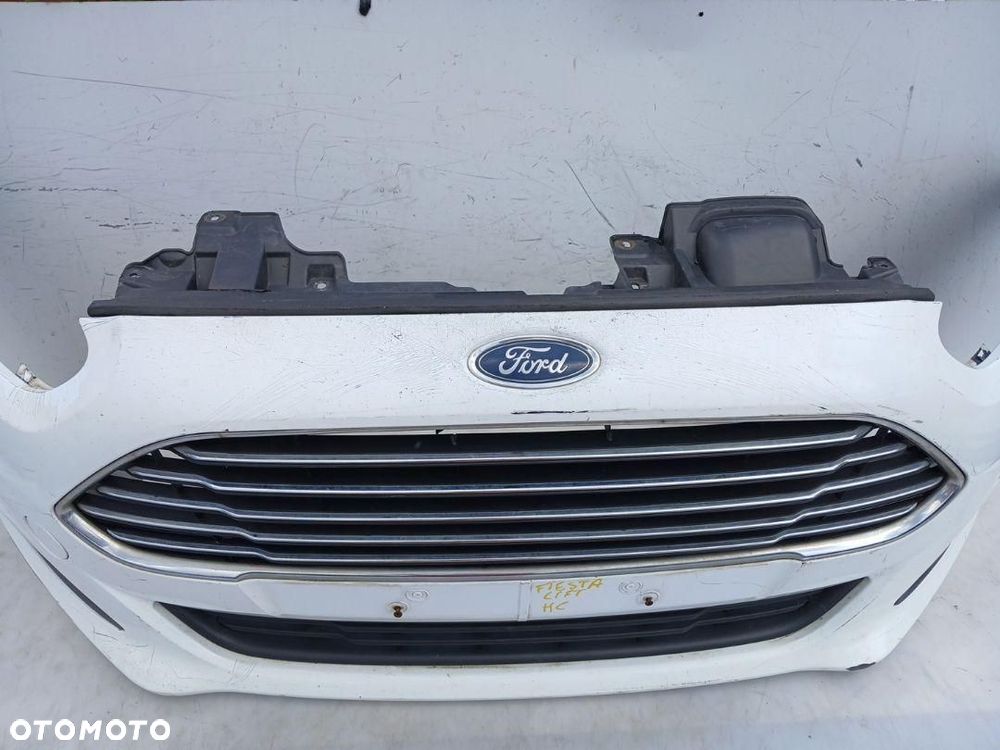 ZDERZAK PRZÓD PRZEDNI HALOGENY FORD FIESTA MK7 LIFT BIAŁY HC KOD - 4