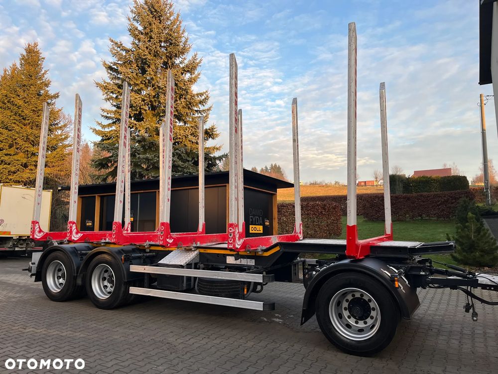 Doll Przyczepa 3 osiowa Doll A3K do drewna drzewa lasu Do - 2