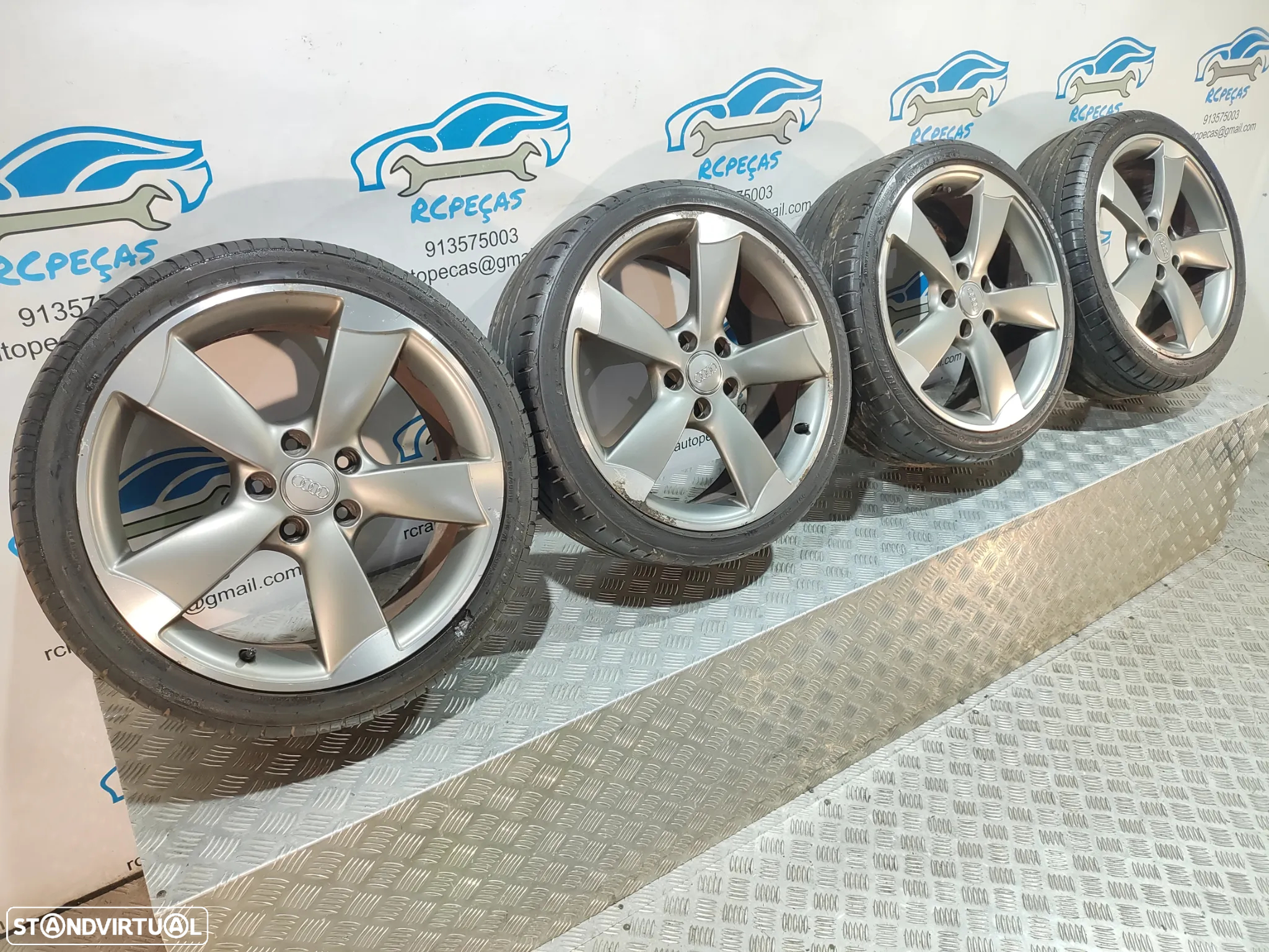 JANTES ORIGINAIS ROTOR AUDI A3 8P S LINE S-LINE 18 POLEGADAS 7,5J ET54 5X112 - 2