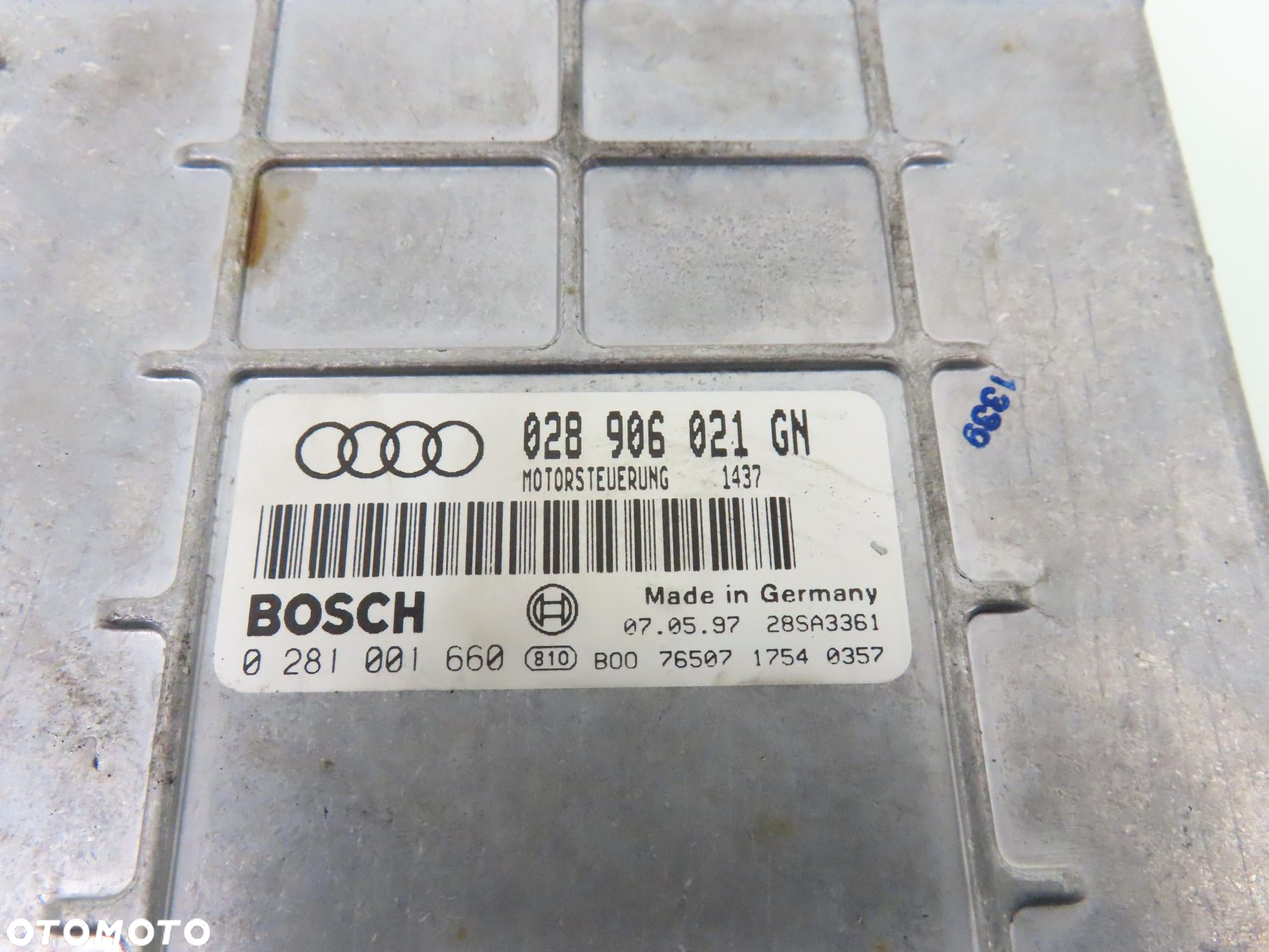 STEROWNIK AUDI A4 B5 1.9 TDI 028906021GN 0281001660 - 5