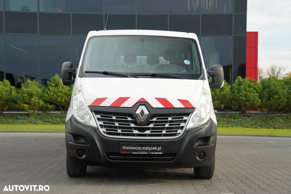 Renault MASTER / BASCULABILĂ - 2,8 m / CABINĂ DUBLĂ - 6 LOCURI / MANUALĂ / IMPORT - 15