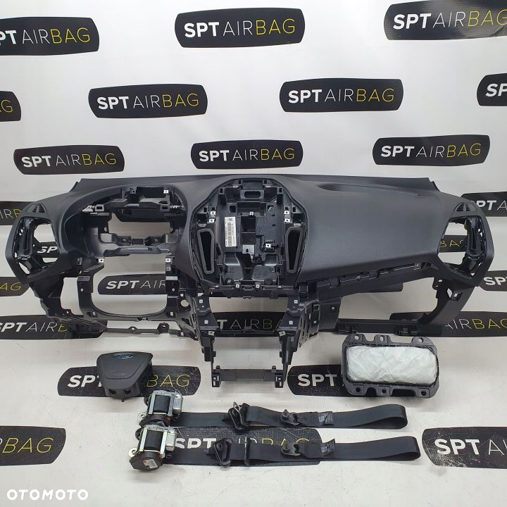 FORD TRANSIT CONNECT DESKA ROZDZIELCZA KONSOLA KOKPIT PULPIT PODUSZKI AIRBAG AIR BAG PASY KIT SET - 8