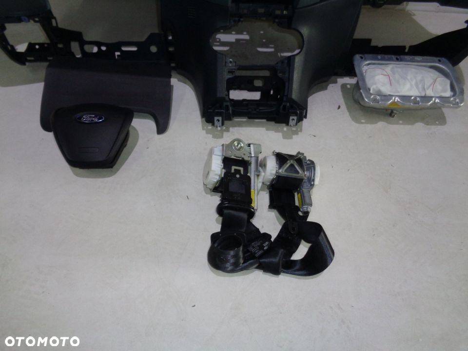 FORD FIESTA MK7 DESKA KONSOLA AIRBAG PODUSZKI PASY - 4