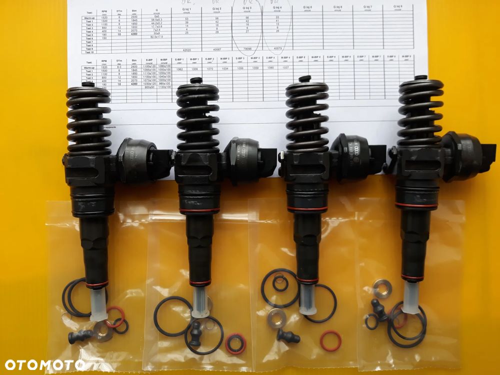 Pompowtryski 2,0TDI BPW BRT BSS 038130073BJ 0414720229 + Uszczelki - 5