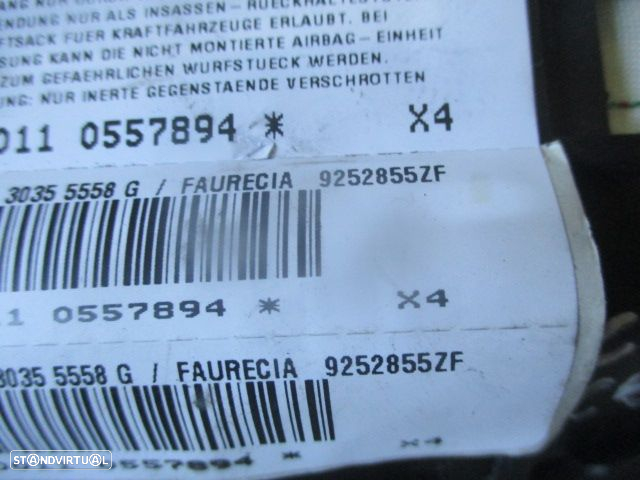Airbag Banco 9252855ZF CITROEN C5 2002 DRT - 2