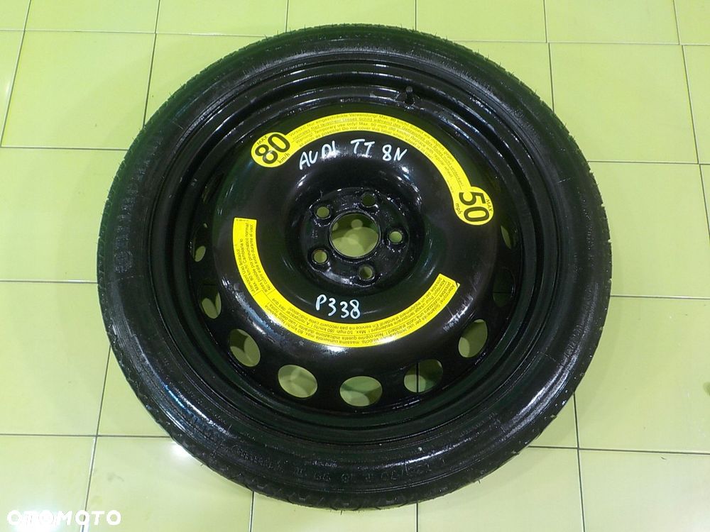 AUDI TT 8N kolo dojazdowe 125/70/18 5x100 - 1