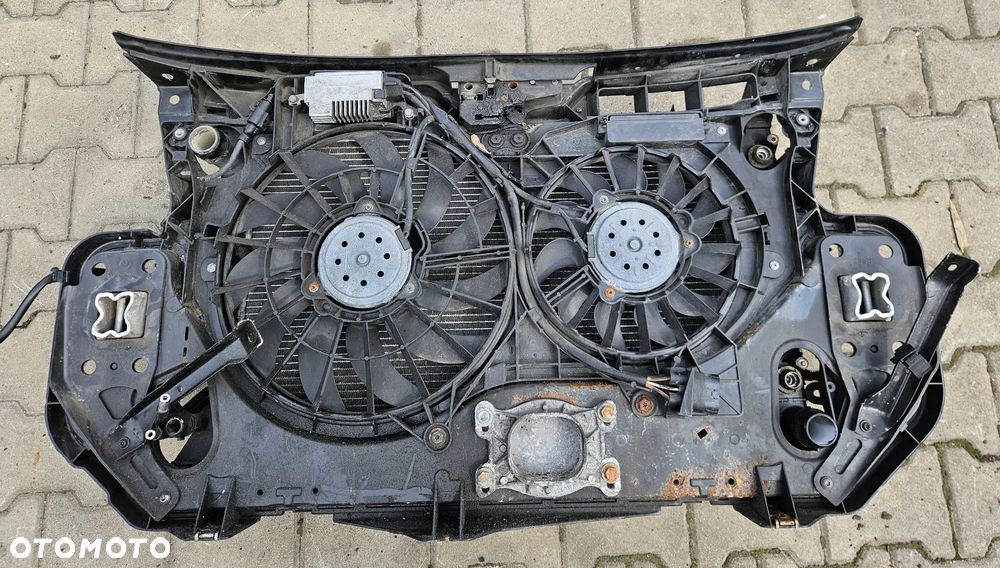 Audi A6 C6 pas przód przedni wzmocnienie chłodnica wentylator  TDi - 3