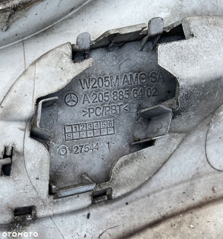 Mercedes-Benz C klasa W205 AMG zderzak przód - 6