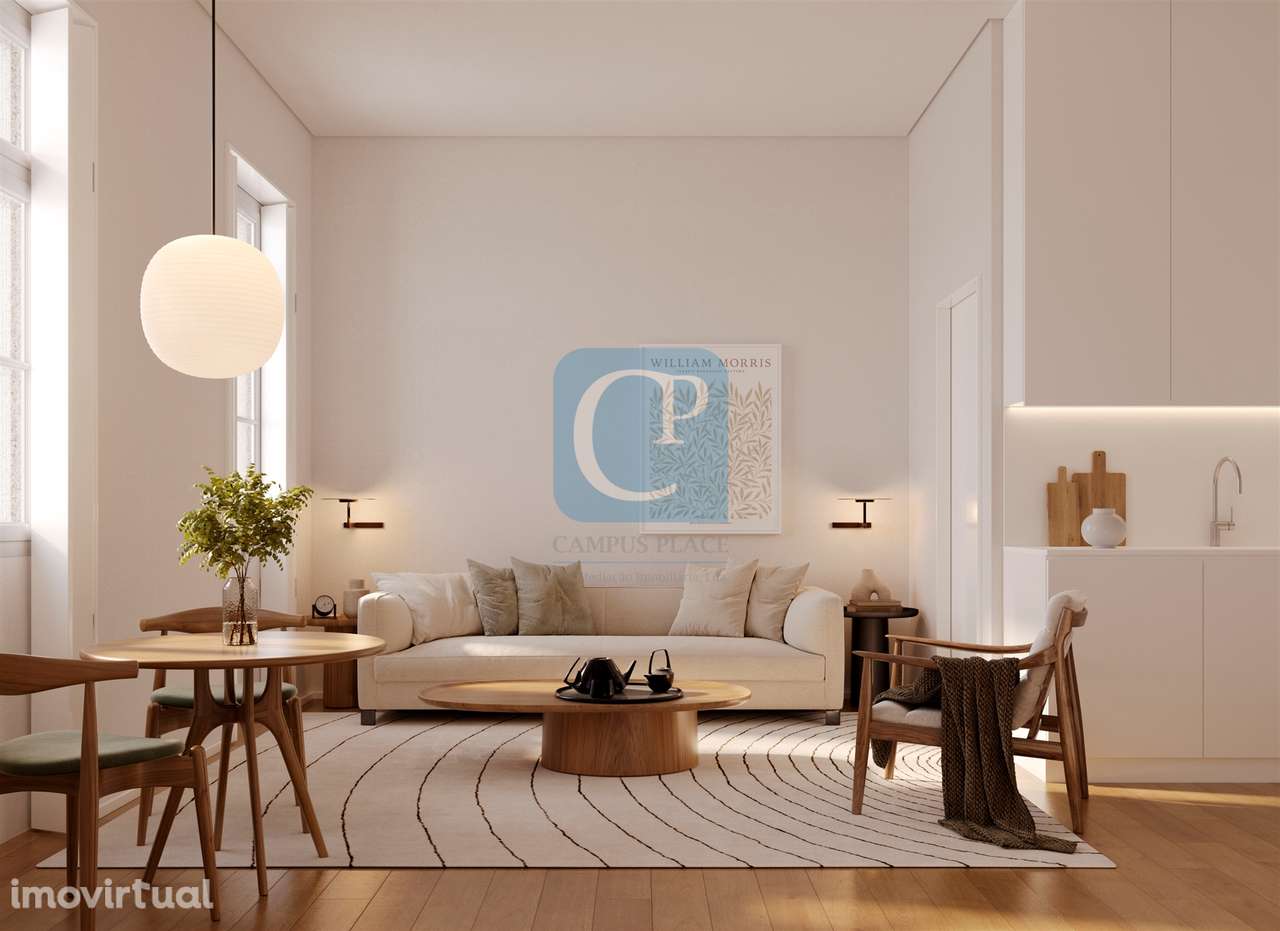 Apartamento T0 em construção no Empreendimento Moinho de Vento Flats e - Grande imagem: 5/8