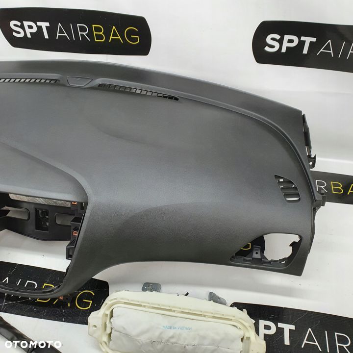 OPEL KARL DESKA ROZDZIELCZA KONSOLA KOKPIT PULPIT PODUSZKI AIRBAG AIR BAG PASY KIT SET - 5