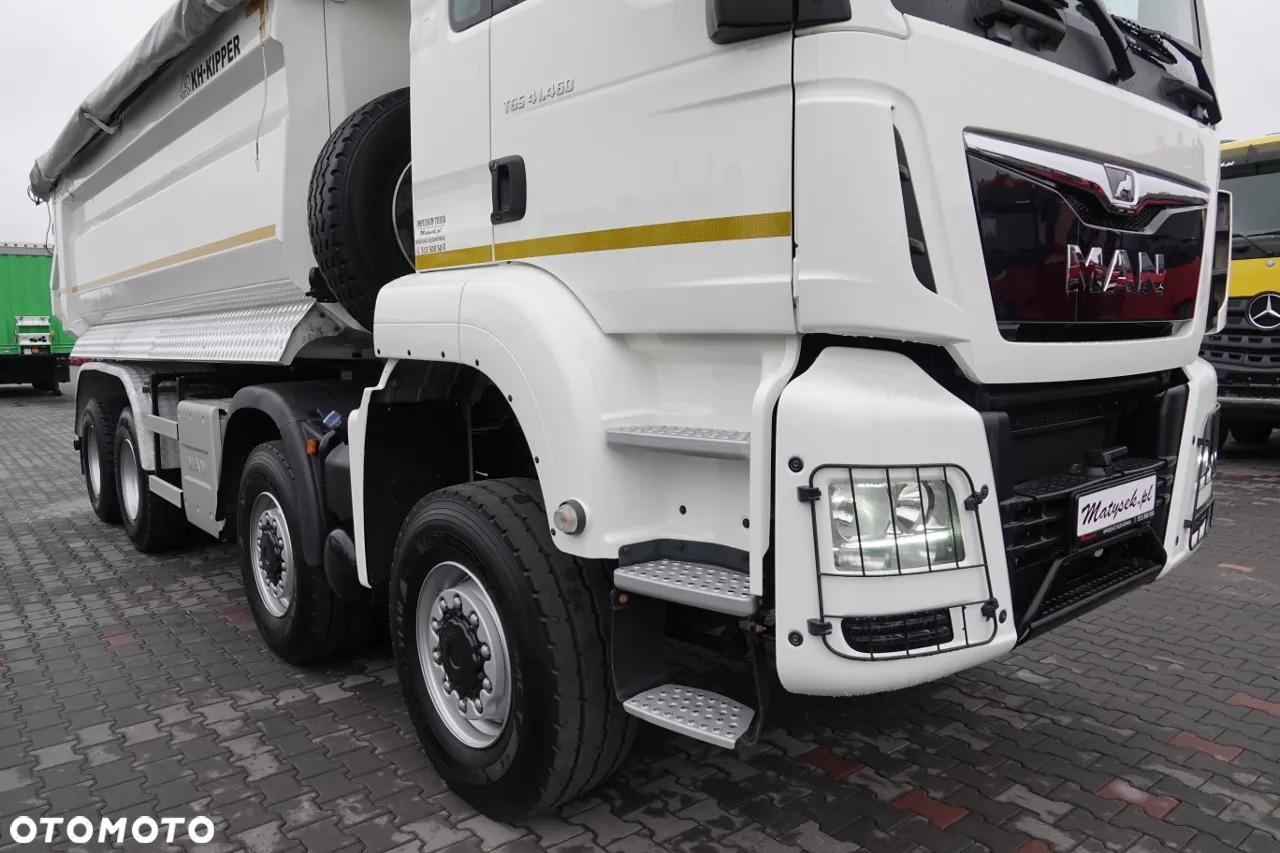 MAN TGS 41.460 / 8x8 / WYWROTKA TYLNOZSYP / MANUAL / KH-KIPPER / EURO 6 / 2019 ROK / PO KONTRAKCIE SERWISOWYM - 9