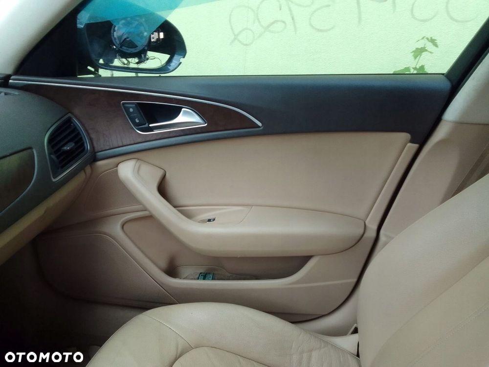 AUDI A7 A6 C7 BOCZKI TAPICERKA DRZWI BEŻOWE - 3