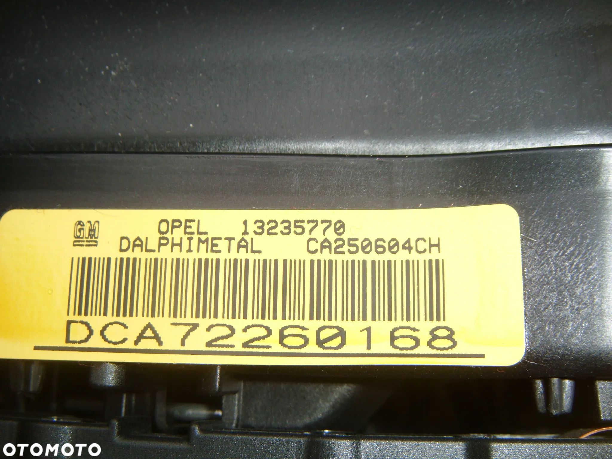 opel corsa d 07r poduszka powietrzna kierowcy 13235770 - 2