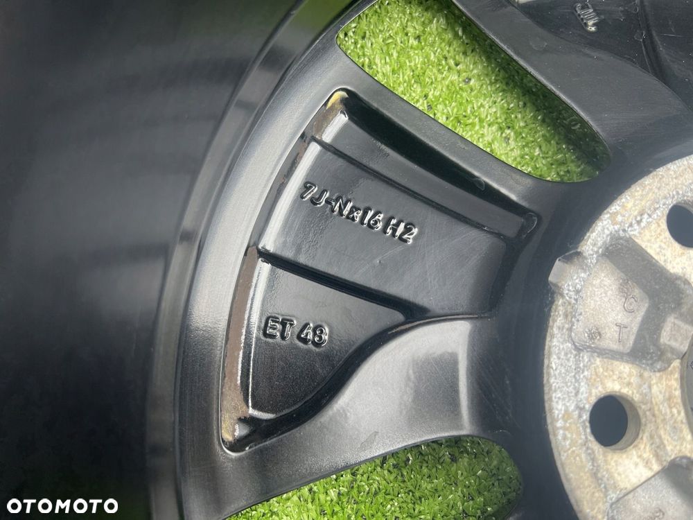 KOMPLET FELG FELGI ALU VOLKSWAGEN VW 5H 5G GOLF TOURAN 16 ET48 ORYGINALNE - 10