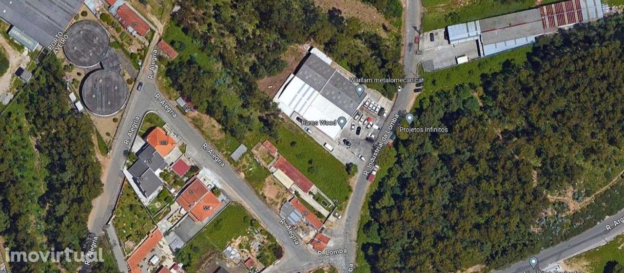 Terreno para moradia de 4 frentes ou armazém em Argoncilhe - Grande imagem: 5/5