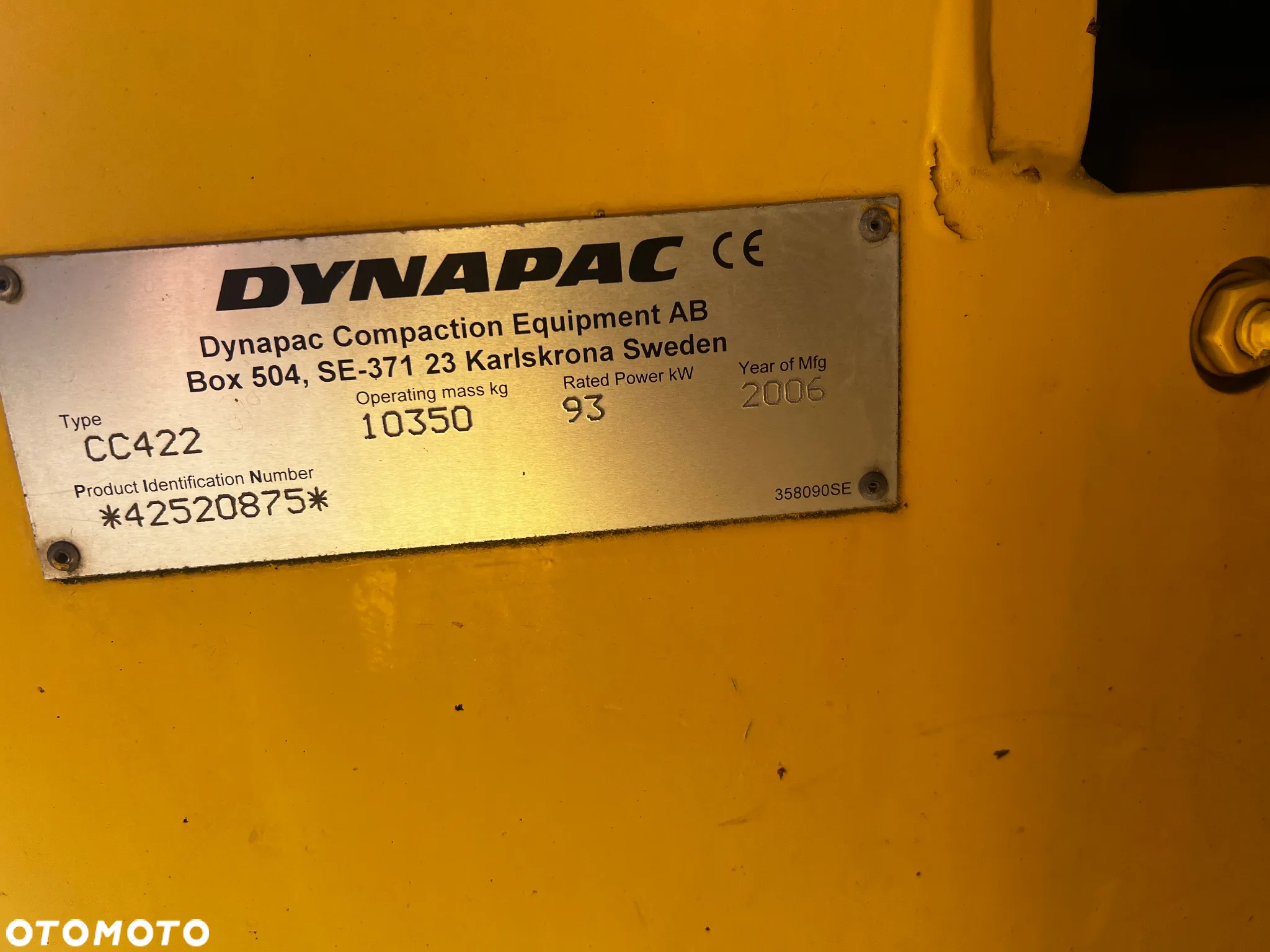 Dynapac CC422 walec - 6