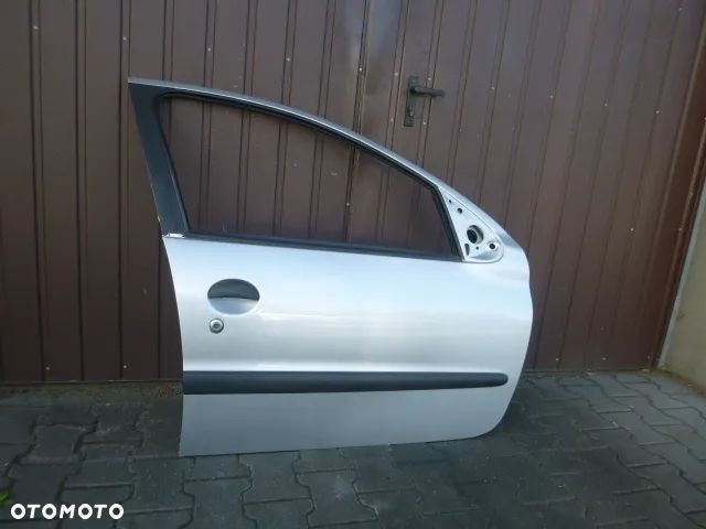 DRZWI PRAWY PRZÓD PRAWE PRZEDNIE PEUGEOT 206 5D KOMPLETNE - 1