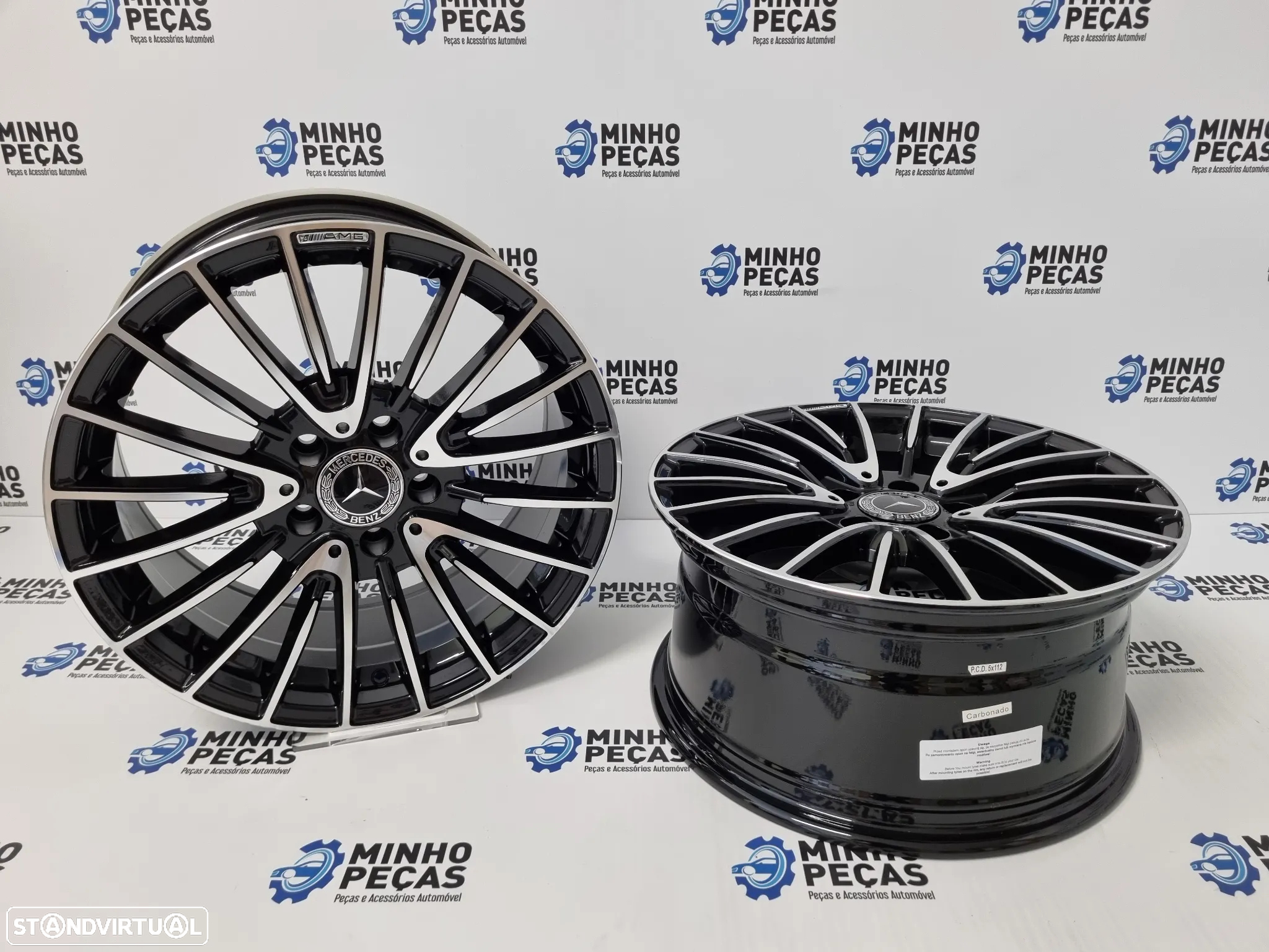 Jantes Mercedes CLS 53 (C257) em 17 Preto Polido - 4