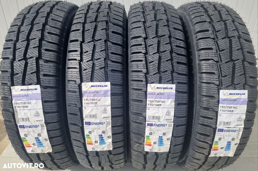 195/75 R16C, 110R, MICHELIN Alpin Agilis, Anvelope iarna M+S