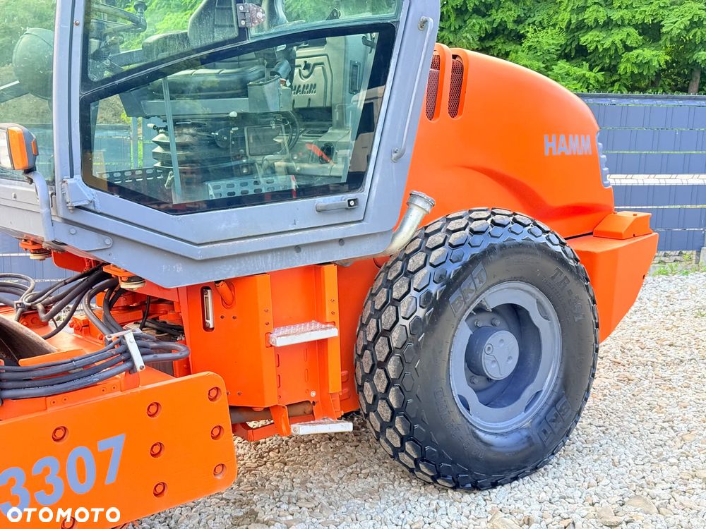 Hamm * Walec Drogowy * Hamm 3307 * Guma Stal * 7000 kg * - 8