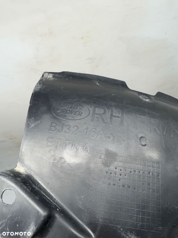 Range Rover Evoque nadkole prawy przód tylna część bj32-16a578-c - 5