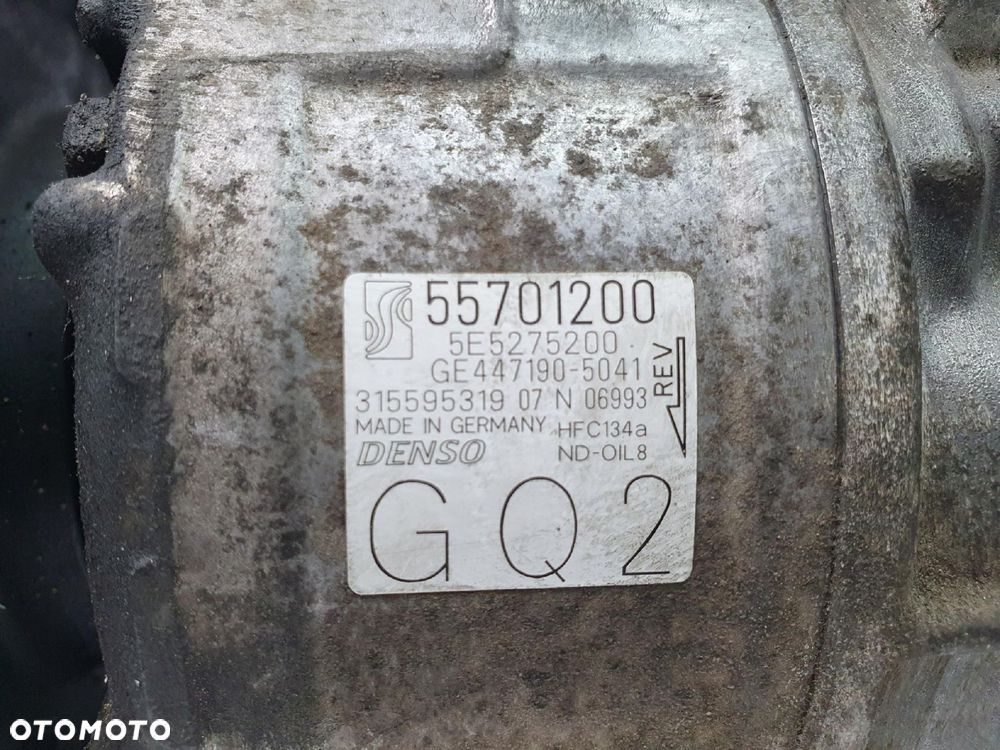 SPRĘŻARKA KLIMATYZACJI Opel Corsa D 1.2 16V Denso 55701200 - 3