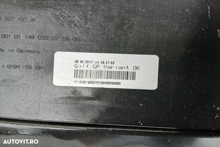 Bara spate 5G9807421M 5G9807421M Volkswagen VW Golf 7 [facelift] [201 - 8