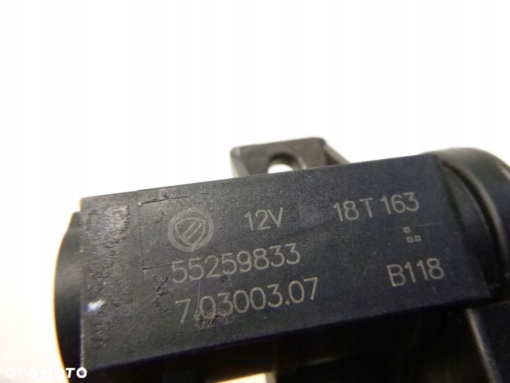 FIAT BRAVO CROMA GRANDE PUNTO LINEA OPEL ASTRA H ASTRA J CASCADA CORSA D  INSIGNIA A ZAWÓR CZUJNIK TURBINY EGR NOWY ORYGINAŁ - 6