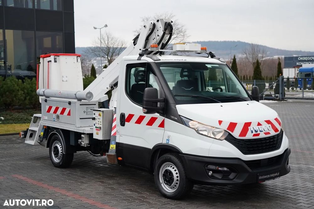 Iveco 35-140 / Platformă de lucru aeriană / FRANCE ELEVATEUR 141 TLE / 4 SUPPORTURI / MANUALĂ / 2020 - 7
