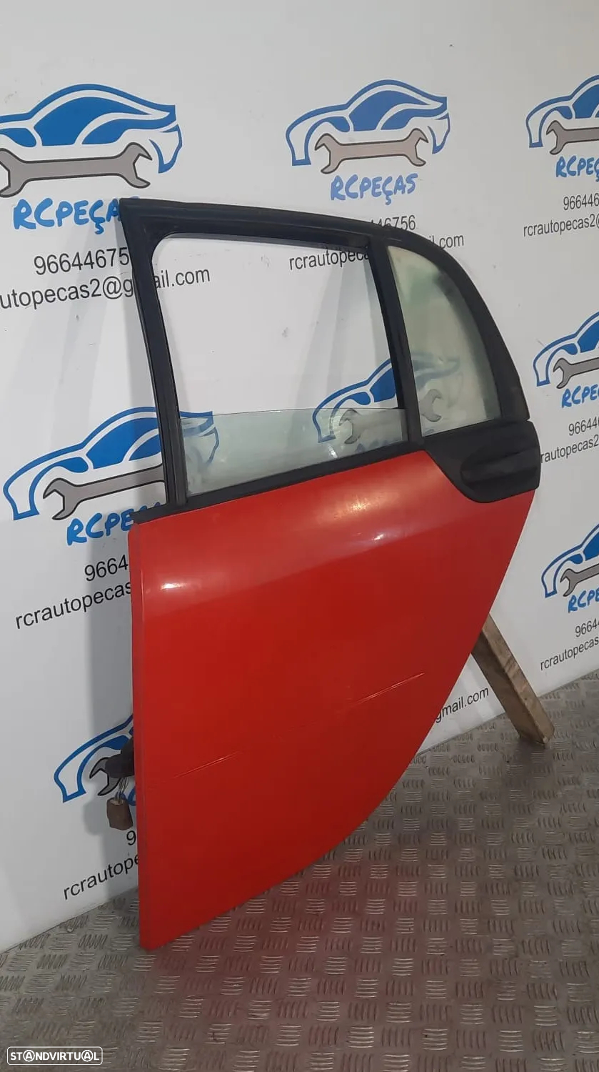 PORTA PORTAS TRASEIRA TRÁS ESQUERDA SMART FORFOUR I 1 454 MOTOR PUXADOR VIDRO - 7