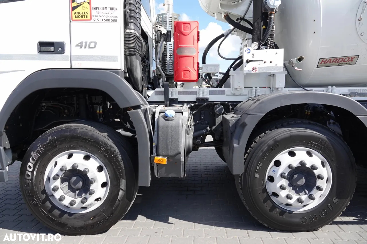 Volvo FMX 410 / 8x4 / 9m3 BETONATOR / SCHWING STETTER / HARDOX / JANTE ALIE / EURO 6 - 23