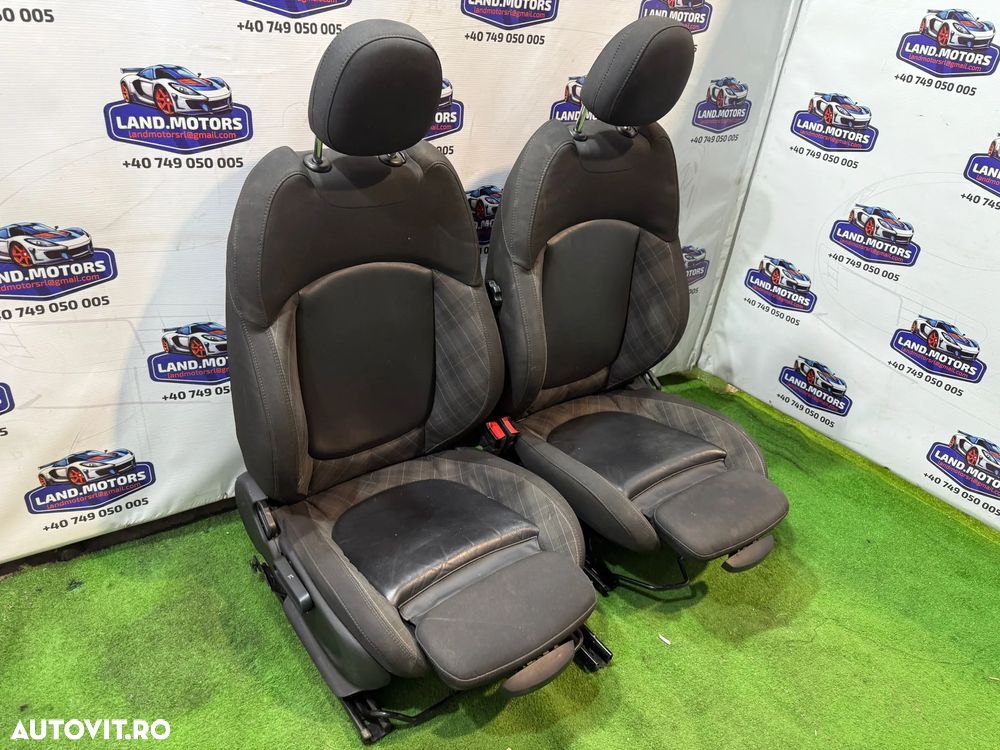 INTERIOR TEXTIL / PIELE  / SCAUNE + BANCHETE MINI COOPER D F55 1.5 DIESEL 2016 / HATCHBACK 5 USI 2014-2020 - 6